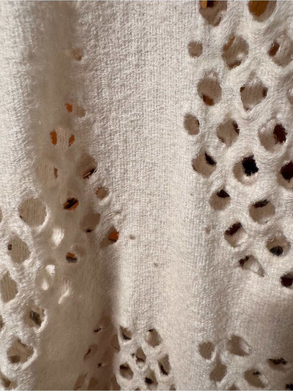 Y’s Yohji Yamamoto holed knit dress cotton wool women dress oversized - Picture 9 of 9